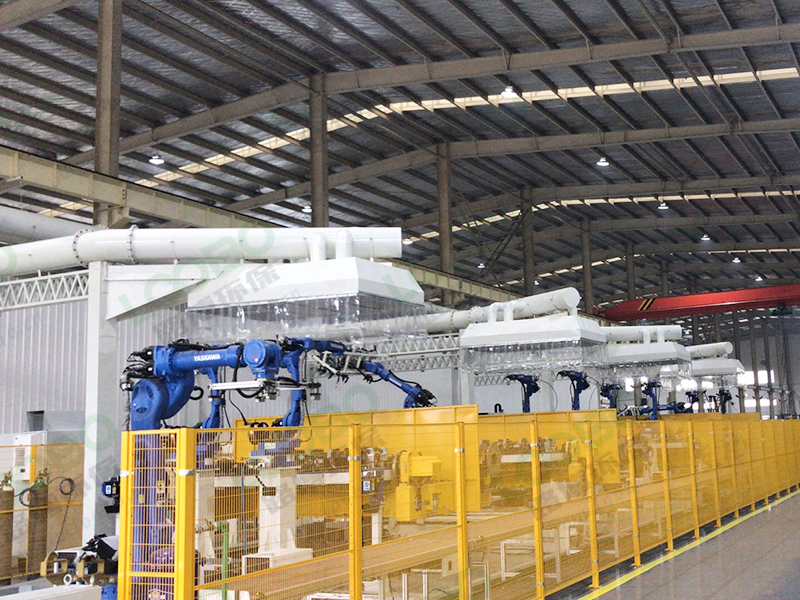 機(jī)器人焊接線除塵系統(tǒng) 機(jī)器人焊接線除塵系統(tǒng)