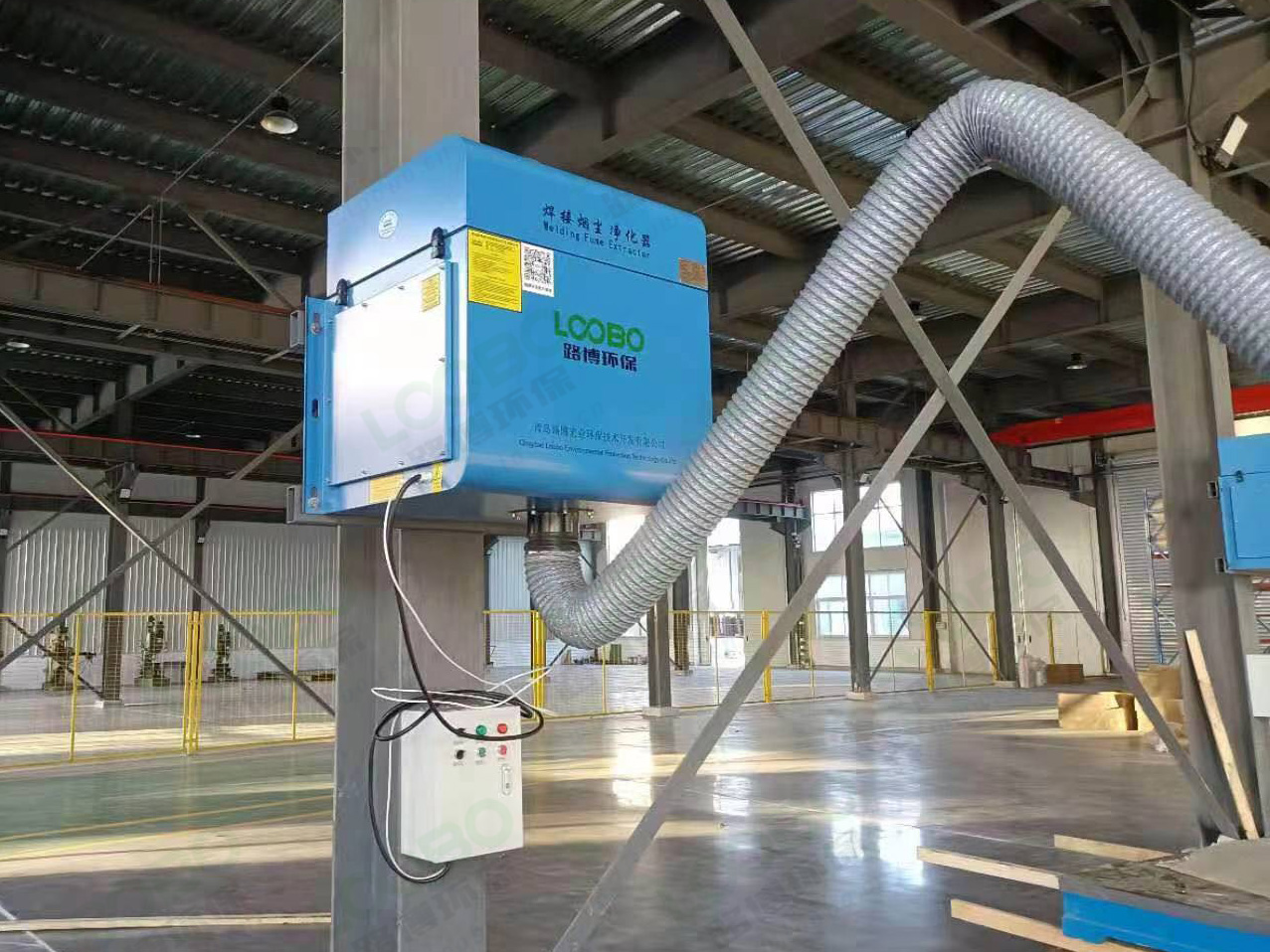 焊煙凈化效果好，節(jié)省占地面積，推薦使用固定式焊接煙塵凈化器 (2).jpg