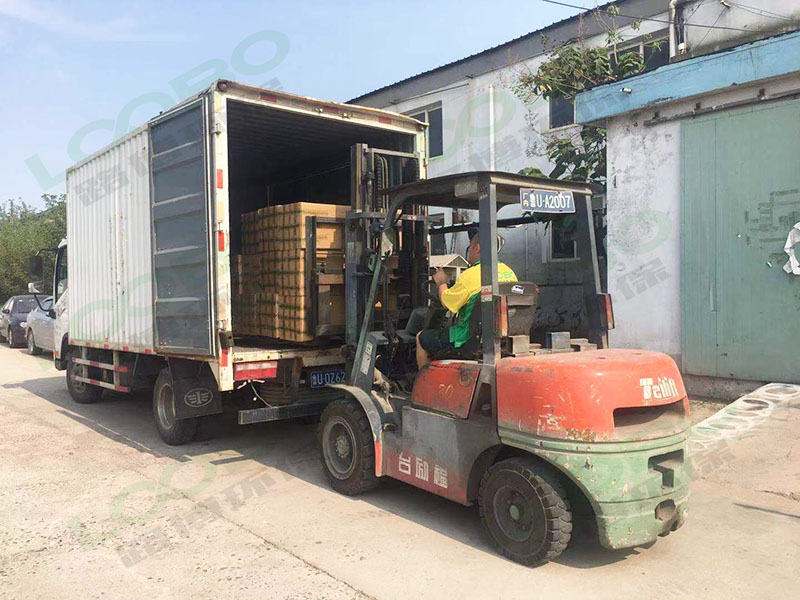 路博環(huán)保|客戶濾筒除塵器更換濾筒配件，即刻發(fā)往鄭州