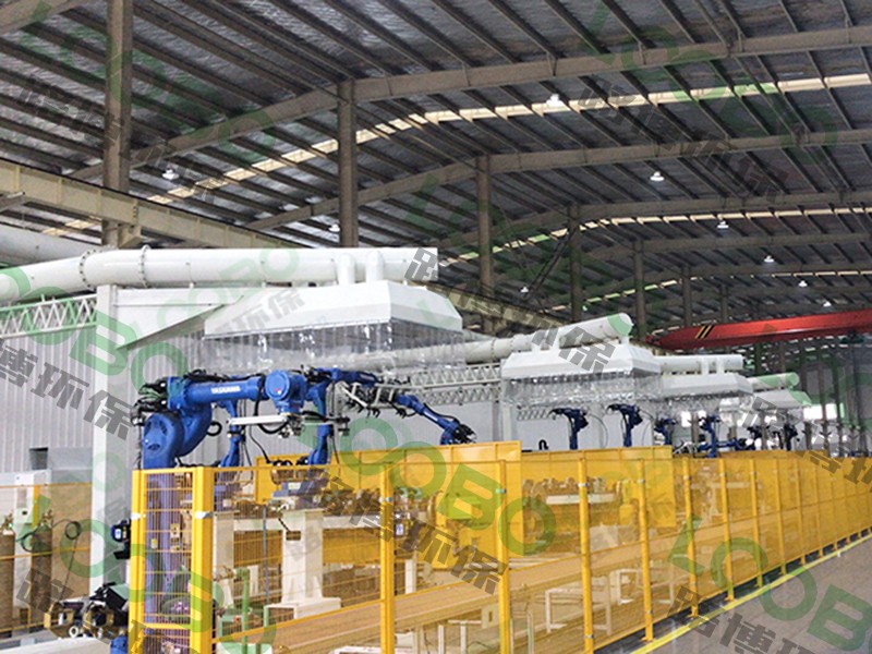 焊接機器人除塵成難題，效率提升同時如何解決塵污染？路博一招解決焊接機器人除塵難